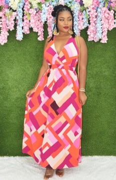 ALL ABOUT THE ANGLES MAXI DRESS