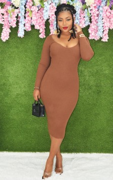 KEEP ME WARM SWEATER MIDI DRESS GRAND BAZAAR