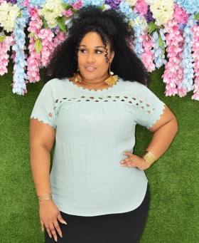 JESS LINEN TOP PLUS GRAND BAZAAR