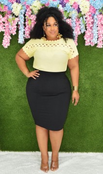 WORK THAT PENCIL SKIRT PLUS GRAND BAZAAR