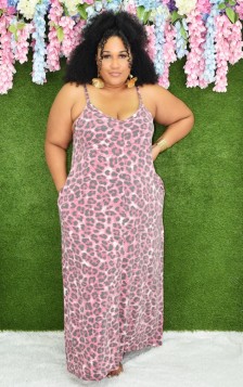 YOUR FAVORITE LEOPARD MAXI DRESS PLUS GRAND BAZAAR