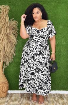 NATURAL DEVINE MAXI DRESS PLUS