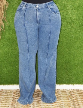 MADE FOR YOU WIDE LEG JEANS PLUS