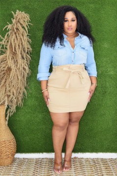 SET NEW LIMITS CARGO SKIRT PLUS