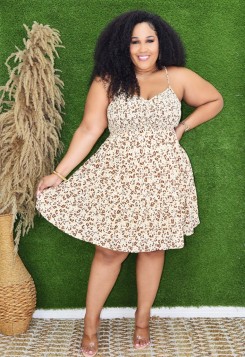 JODI LEOPARD DRESS PLUS