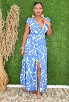 ALL ABOUT THE WRAP MAXI DRESS
