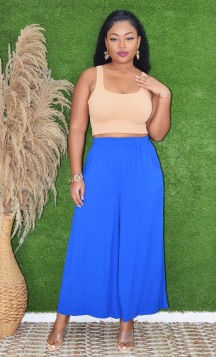 LEAH RIBBED PADDED CROP TOP GRAND BAZAAR