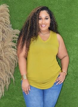 ASHLEY V NECK TOP PLUS GRAND BAZAAR