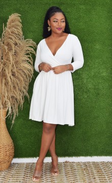 WARMEST OCCASION WRAP DRESS