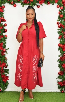 THE PERFECT TOUCH SHIRT MIDI DRESS