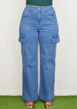 DENIM DRIFT CARGO JEANS GRAND BAZAAR