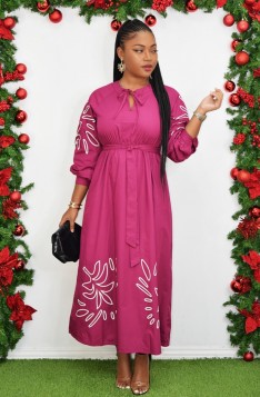 IN THE MOMENT MIDI DRESS GRAND BAZAAR