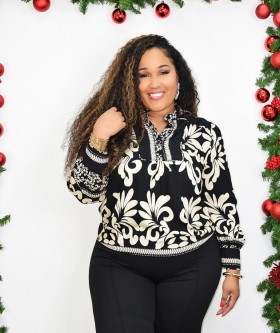 FLORAL HARMONY BLOUSE PLUS GRAND BAZAAR