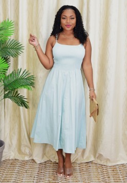 SOFT SPOKEN MIDI DRESS GRAND BAZAAR