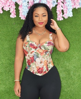 ALL THE DETAILS JACQUARD CORSET TOP GRAND BAZAAR