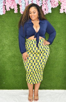 CLEAR DIRECTION SKIRT SET PLUS GRAND BAZAAR