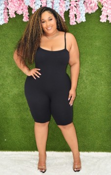 SO ESSENTIAL RIBBED ROMPER PLUS