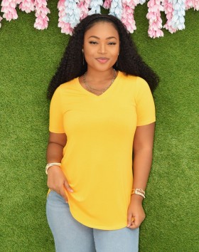 MY EVERYDAY V NECK TEE GRAND BAZAAR