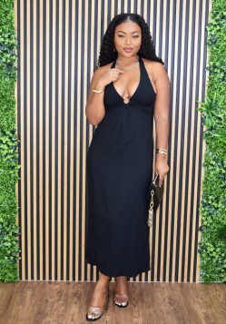 LESLIE HALTER MIDI DRESS GRAND BAZAAR