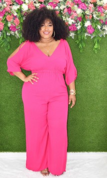 BORA BORA FLOWY JUMPSUIT PLUS