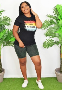 GRAPHIC PRINT OVERSIZED TEE SHIRT