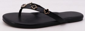 KIYAH CLOVER CHARMS THONG SANDAL